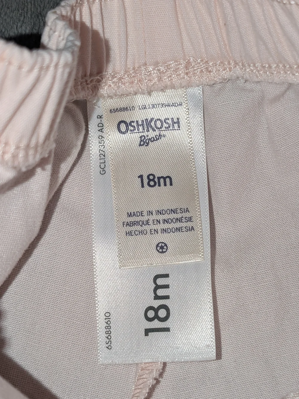 OshKosh B'gosh Light Pink & Floral Short & Blouse Set